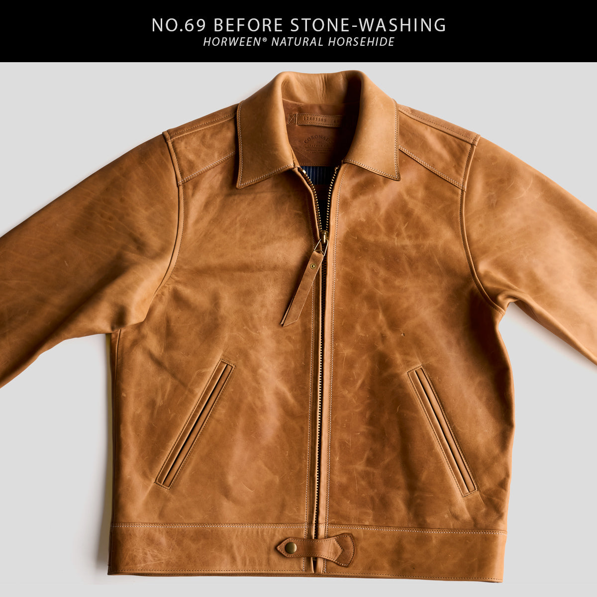 No.69 Union Jacket | Stone-Washed Horween® DHF Horsehide