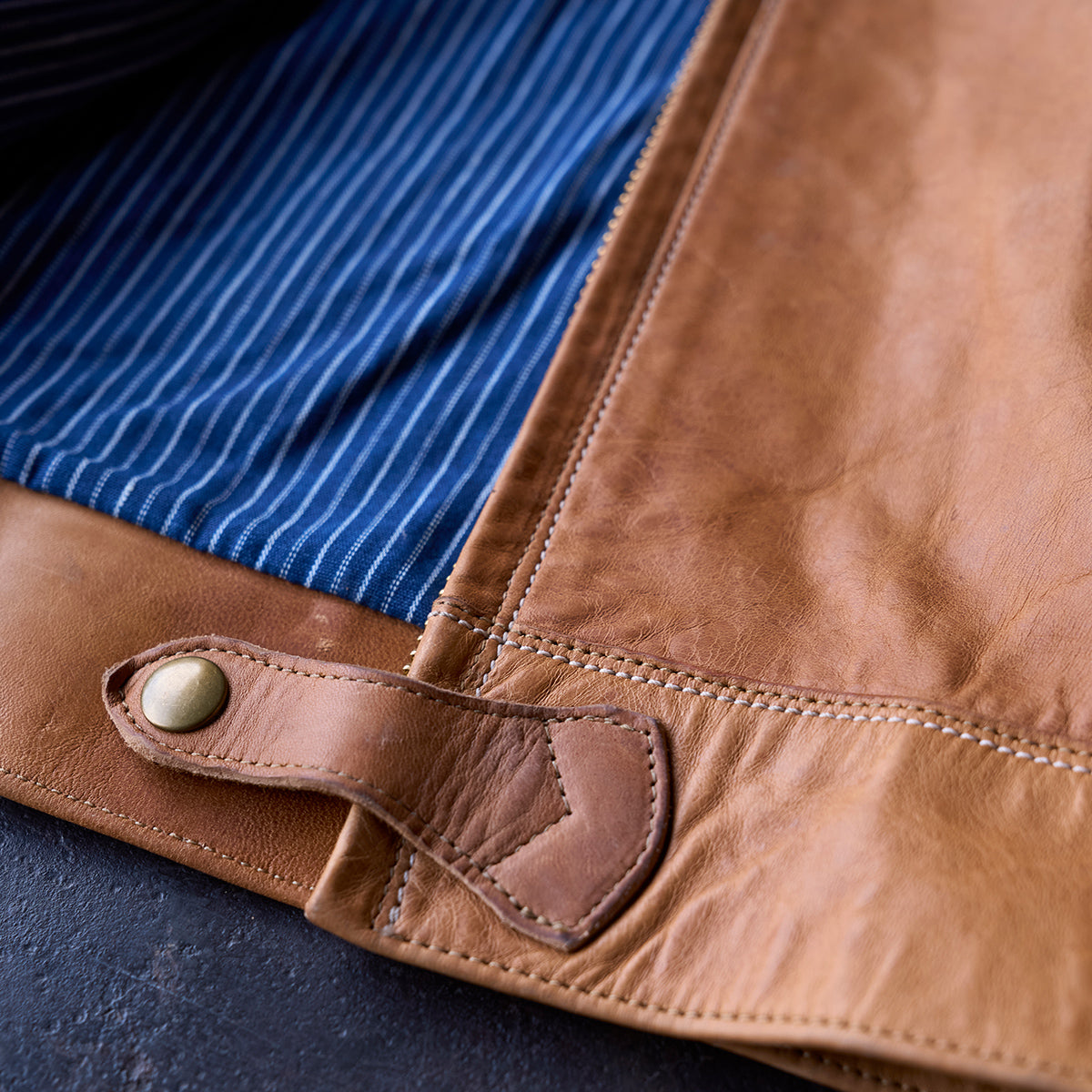No.69 Union Jacket | Stone-Washed Horween® DHF Horsehide