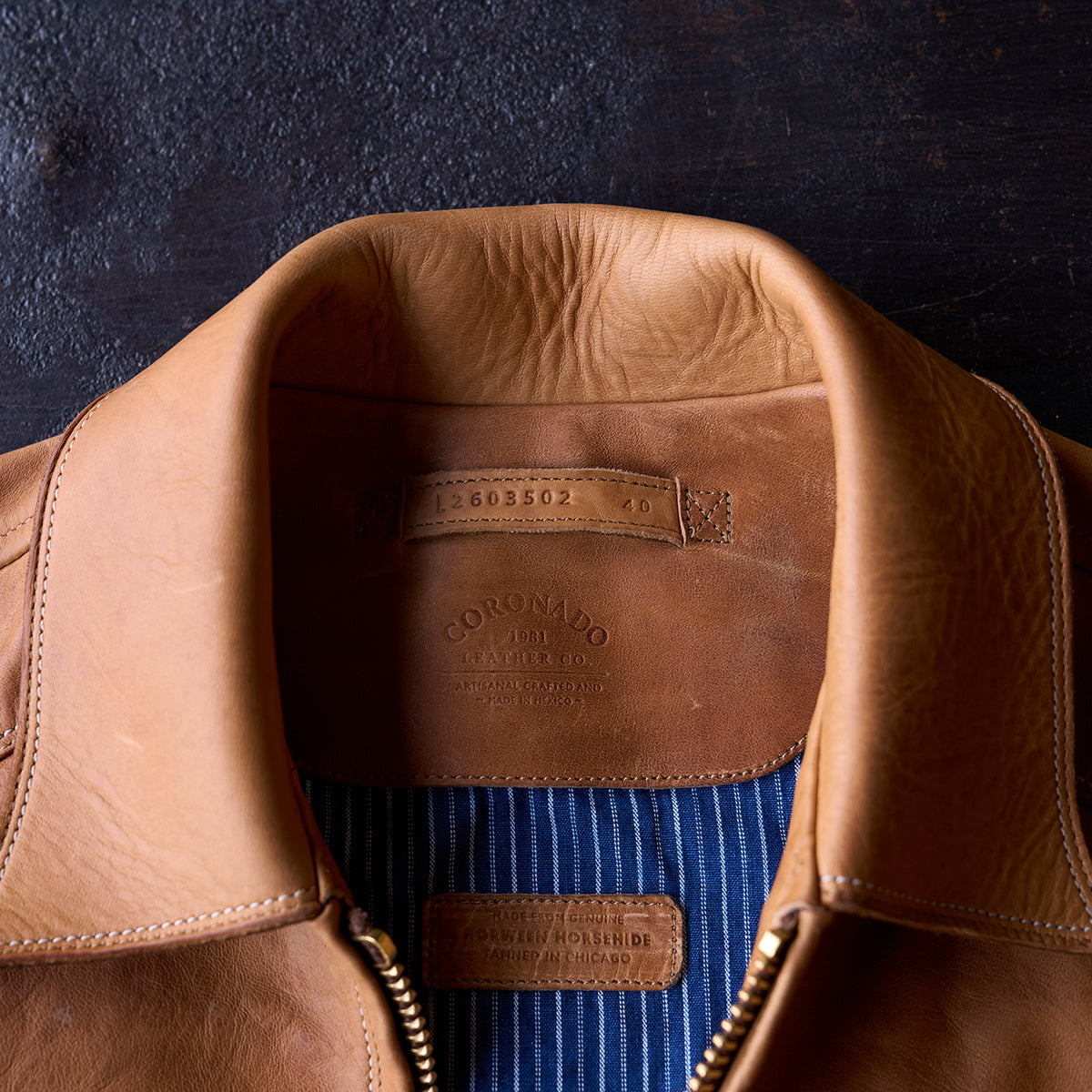 No.69 Union Jacket | Stone-Washed Horween® DHF Horsehide