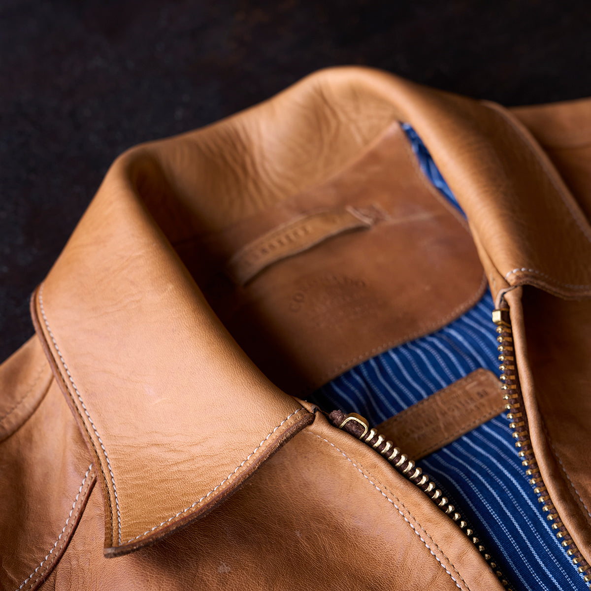 No.69 Union Jacket | Stone-Washed Horween® DHF Horsehide