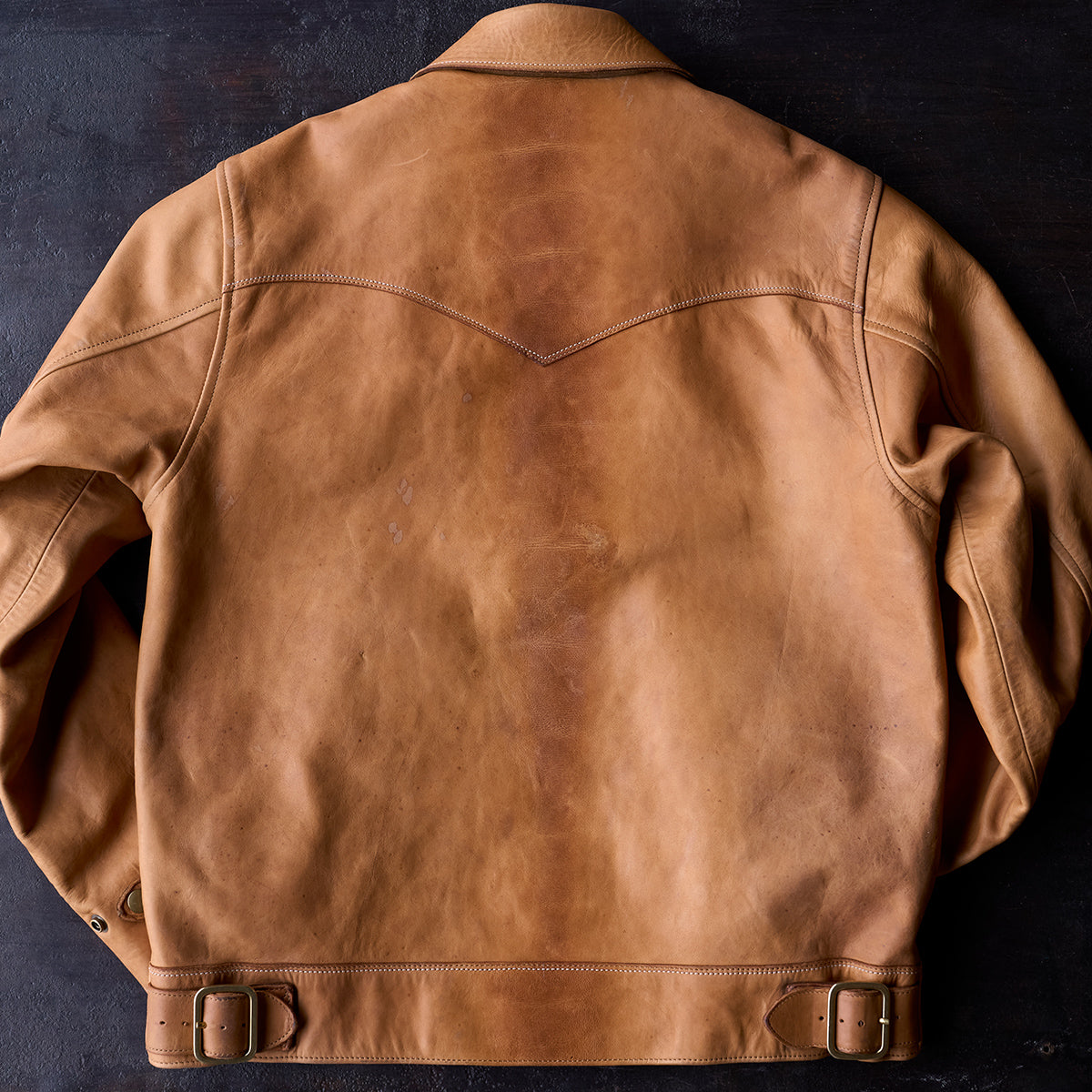 No.69 Union Jacket | Stone-Washed Horween® DHF Horsehide