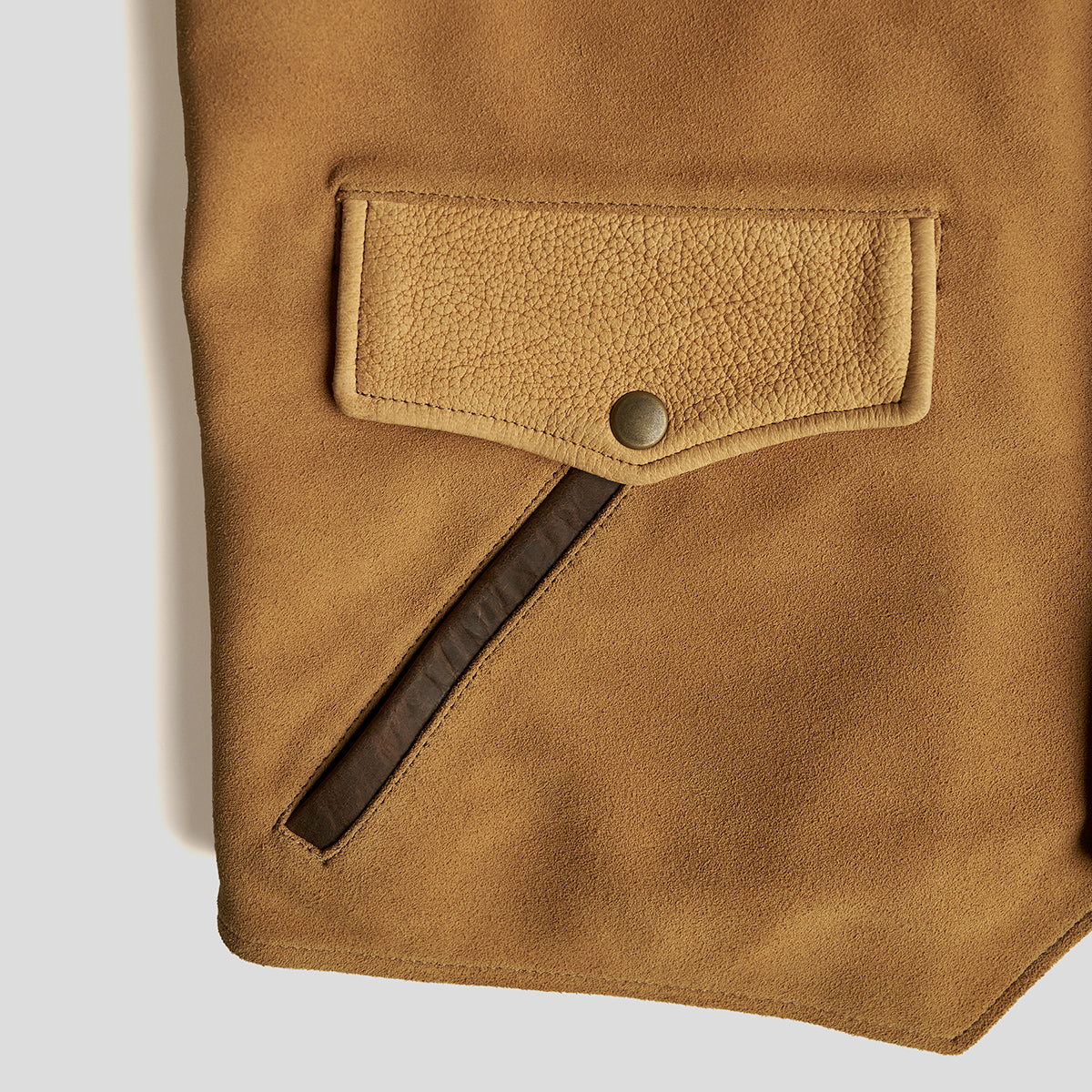 Horween® Deerksin & Suede Circle-C Vest | L.E. x15