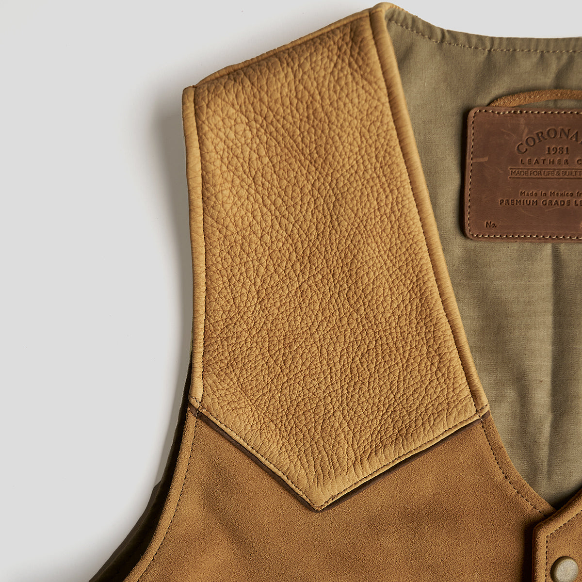 Horween® Deerksin & Suede Circle-C Vest | L.E. x15