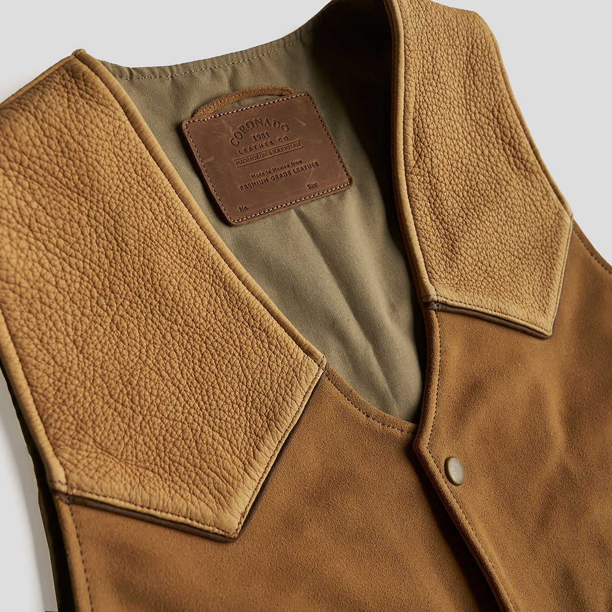 Horween® Deerksin & Suede Circle-C Vest | L.E. x15