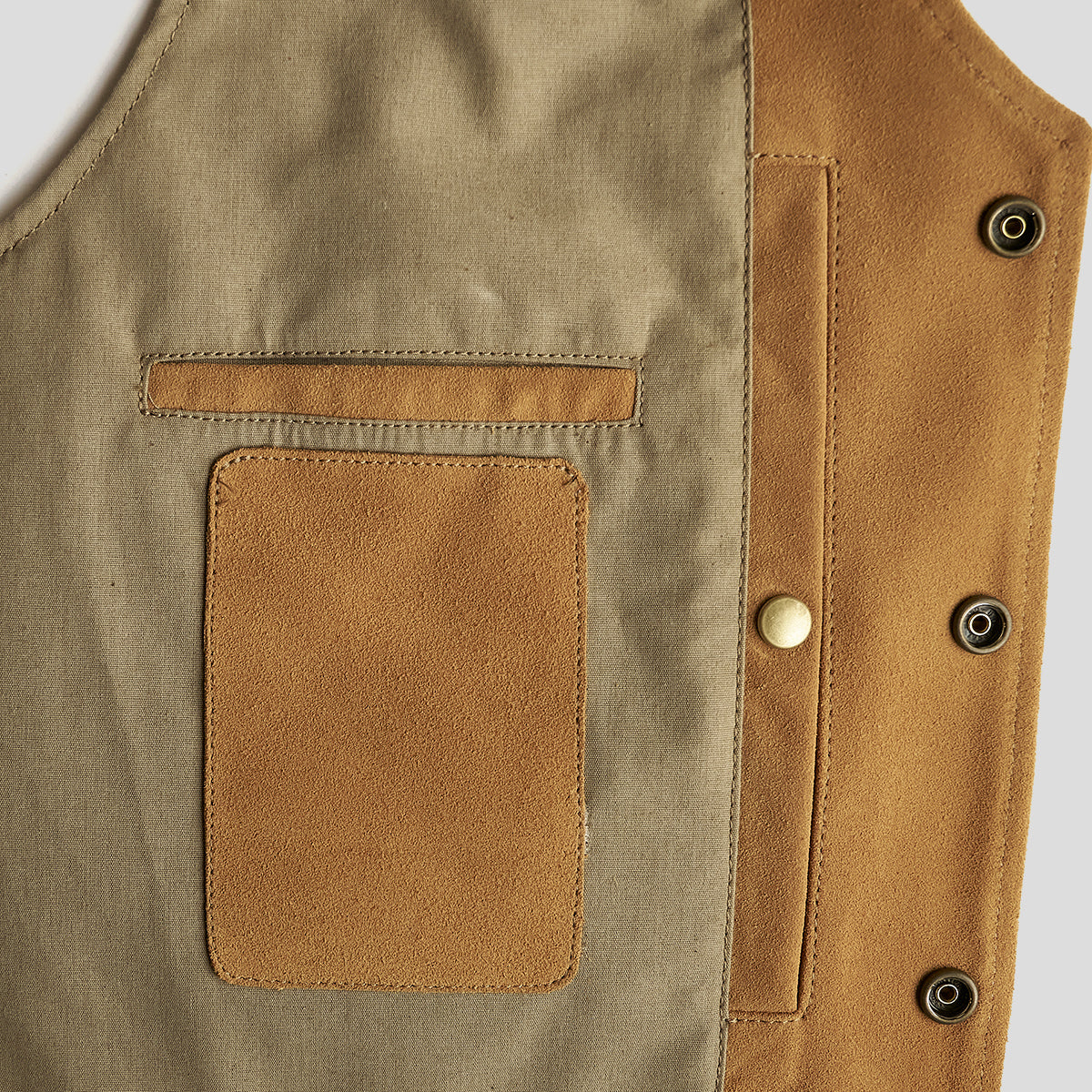 Horween® Deerksin & Suede Circle-C Vest | L.E. x15