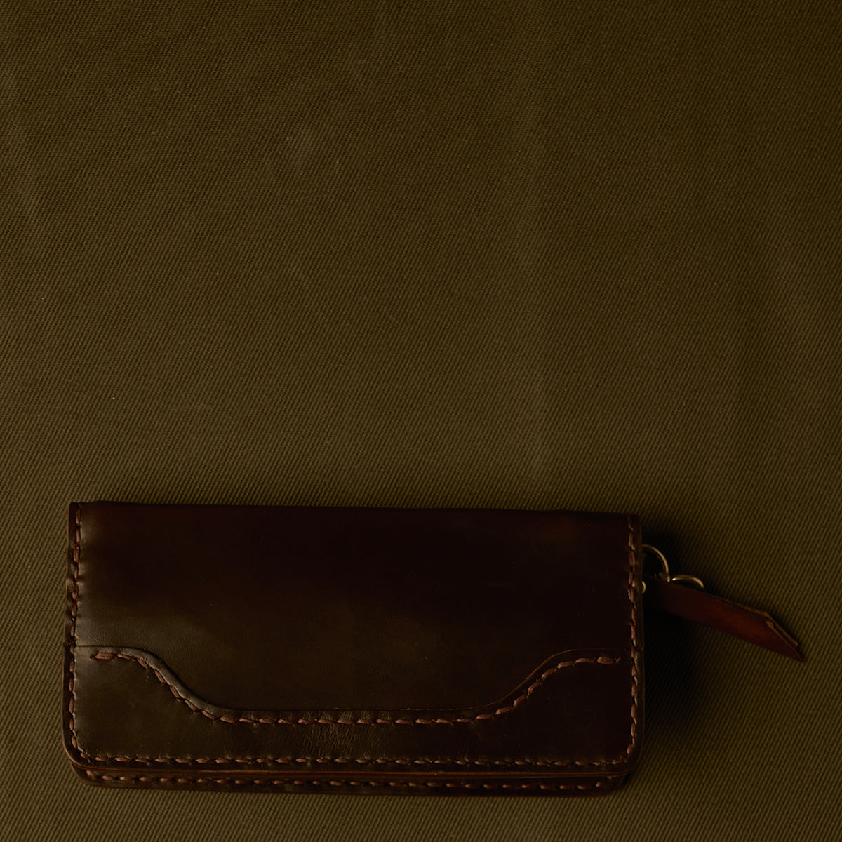 new Garrison Horsehide Long Wallet | Brown