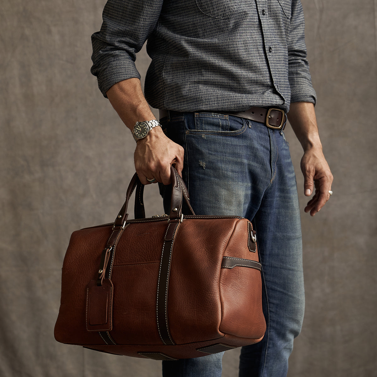 No.007 Duffel | Horween® Bison #8