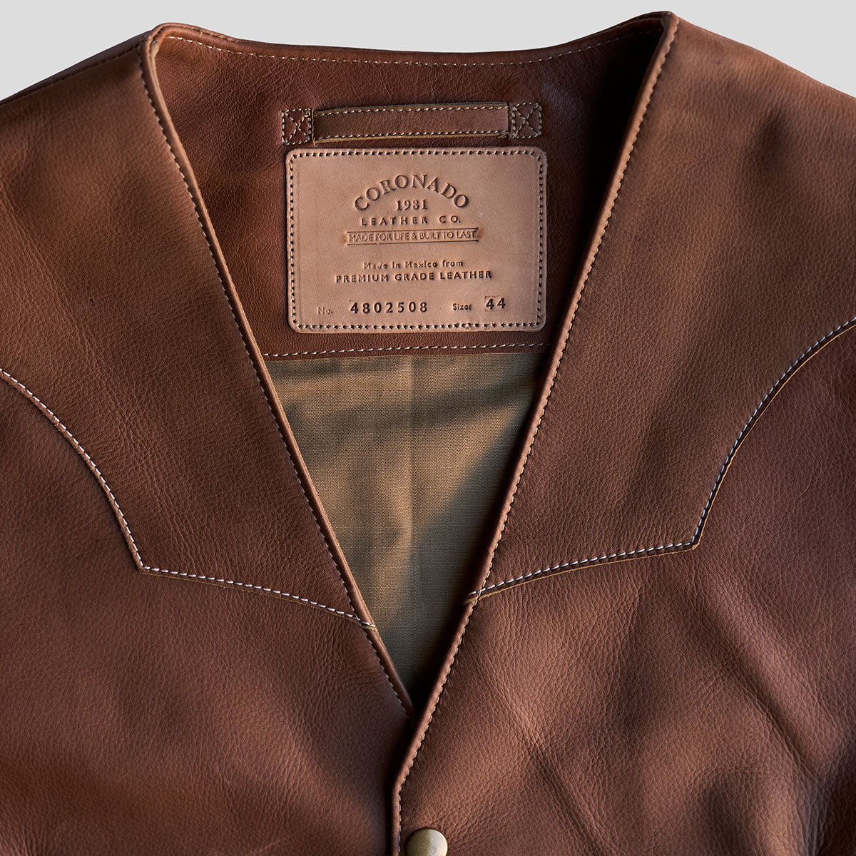 No.480 Fremont Vest | Napa Brown LE