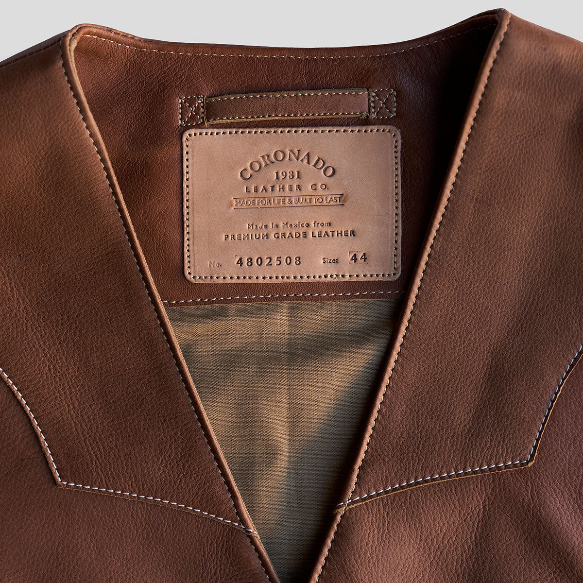 No.480 Fremont Vest | Napa Brown LE