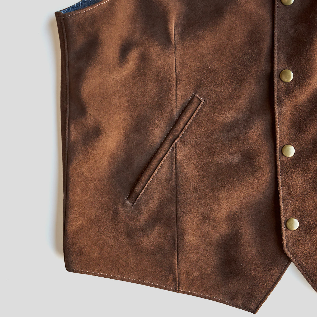 No.480 Fremont Vest | Brown Suede LE