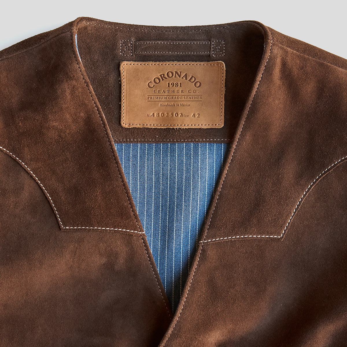 No.480 Fremont Vest | Brown Suede LE