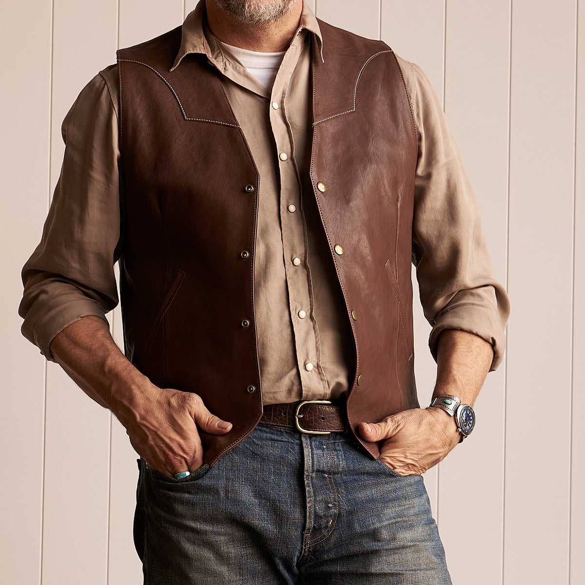 No.715 Executive Belt | Bison Brown