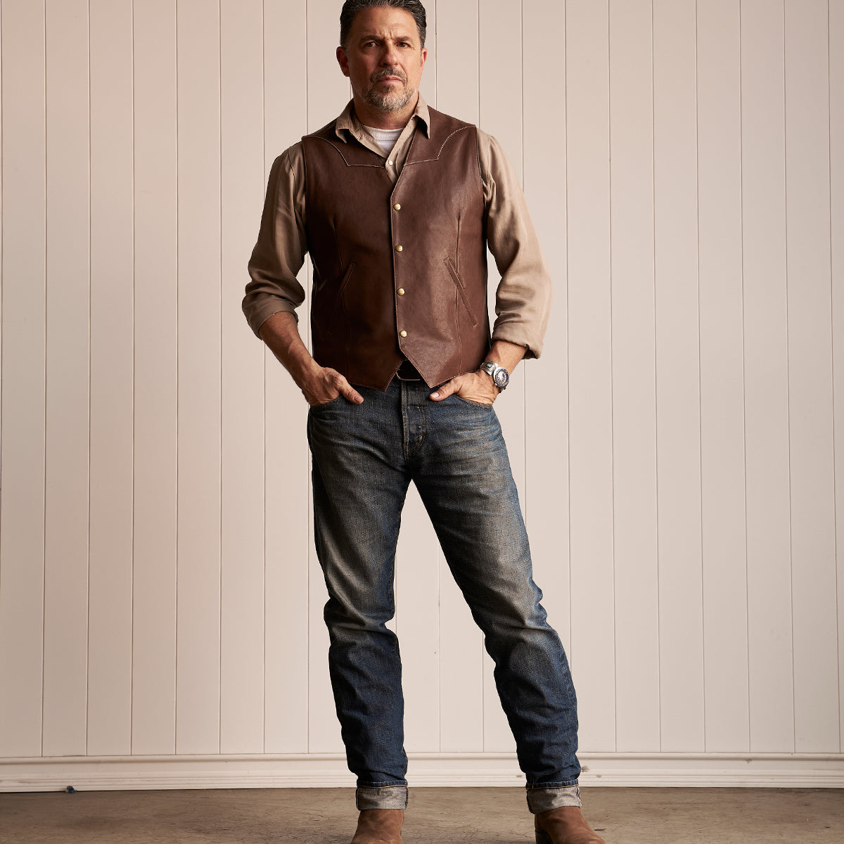 No.480 Fremont Vest | Italian Goatskin LE