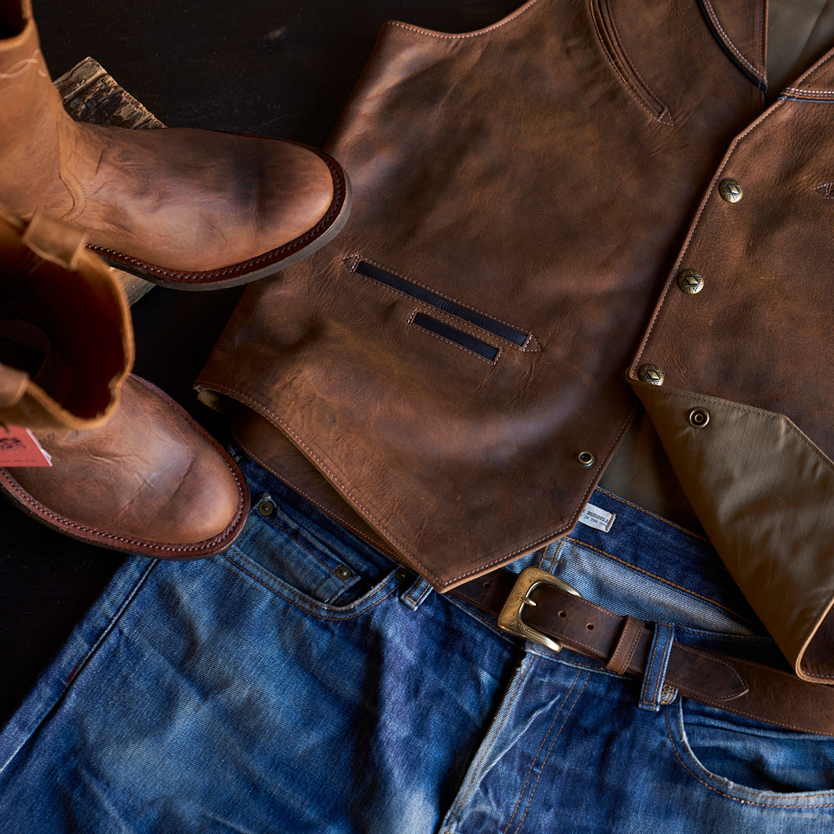 No.10 Roper | American "Indy" Distressed Bison | NEW LE x40 Made
