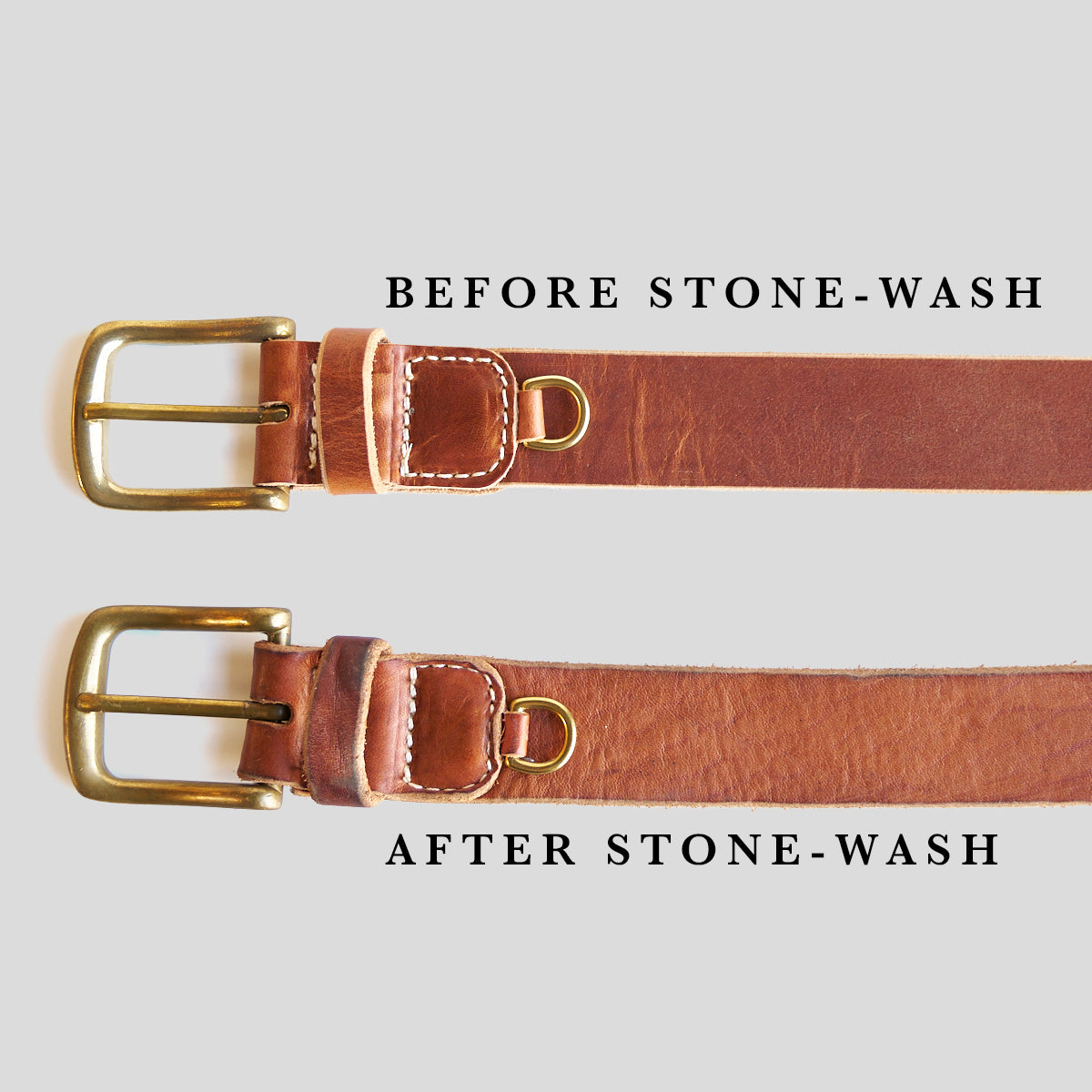 Vintage Stone-Washed Belt No.510