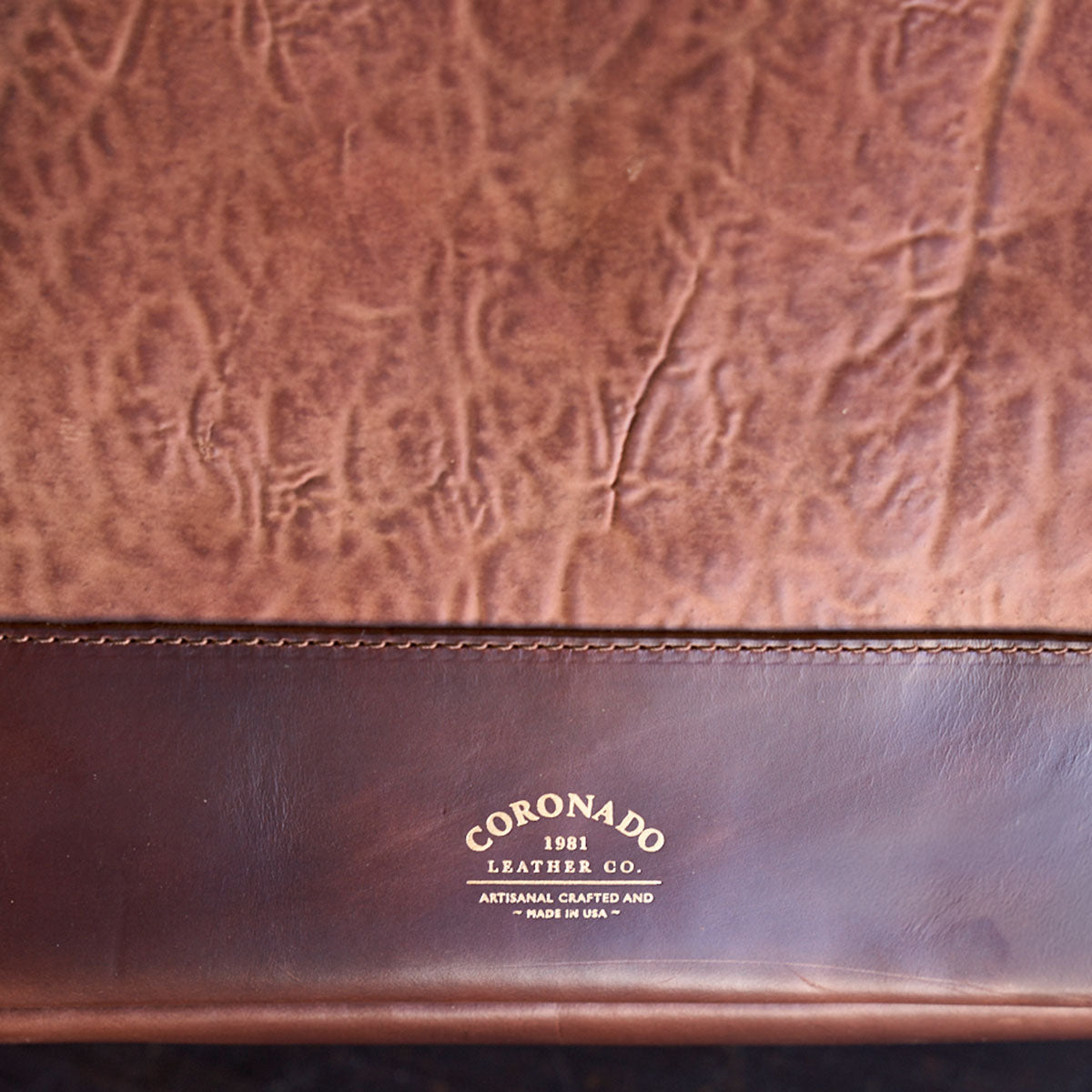 No.541 Chicago Shell Briefcase | Horween® Tumbled Bourbon Cordovan