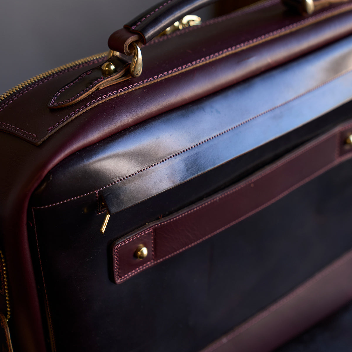 No.541 Chicago Shell Briefcase | Horween® No.16 (x1)