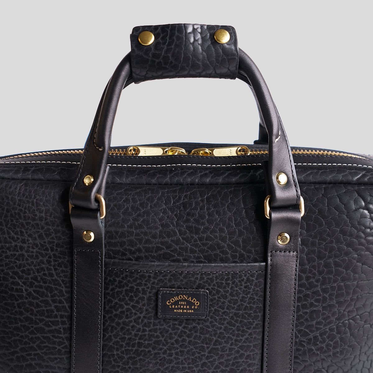 No.551 Slim Briefcase | Bison Black