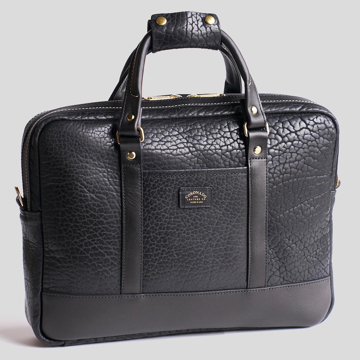 No.551 Slim Briefcase | Bison Black
