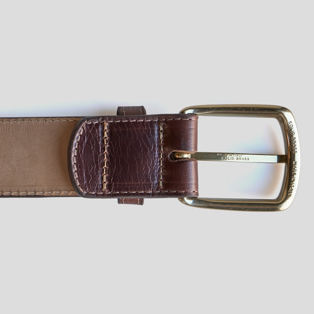 No.720 Executive Belt | Horsehide Brown