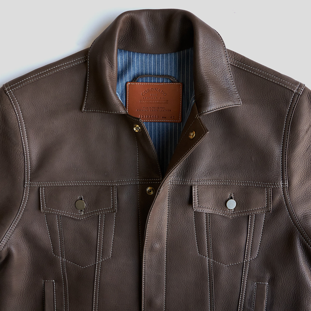 No.210 Dean Jacket | Deerskin Brown