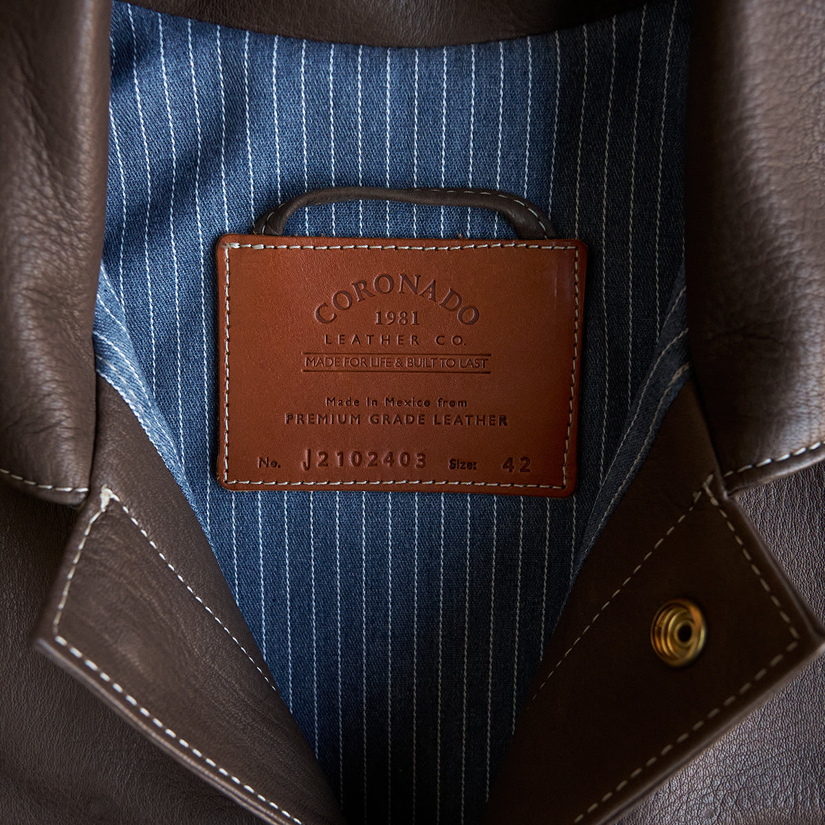 No.210 Dean Jacket | Deerskin Brown