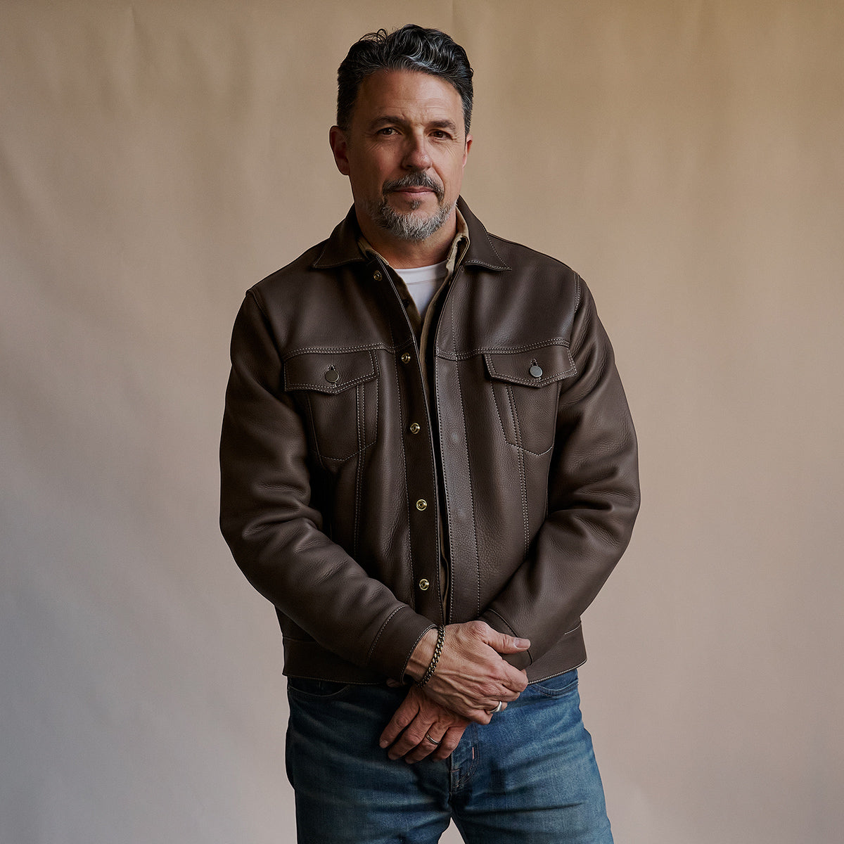 No.210 Dean Jacket | Deerskin Brown