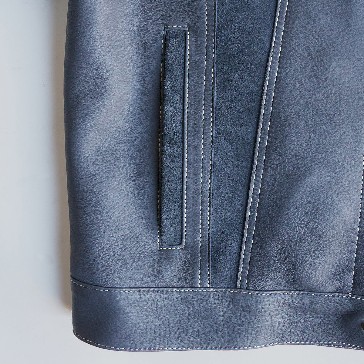 No.210 Dean Jacket | LE Deerskin Indigo