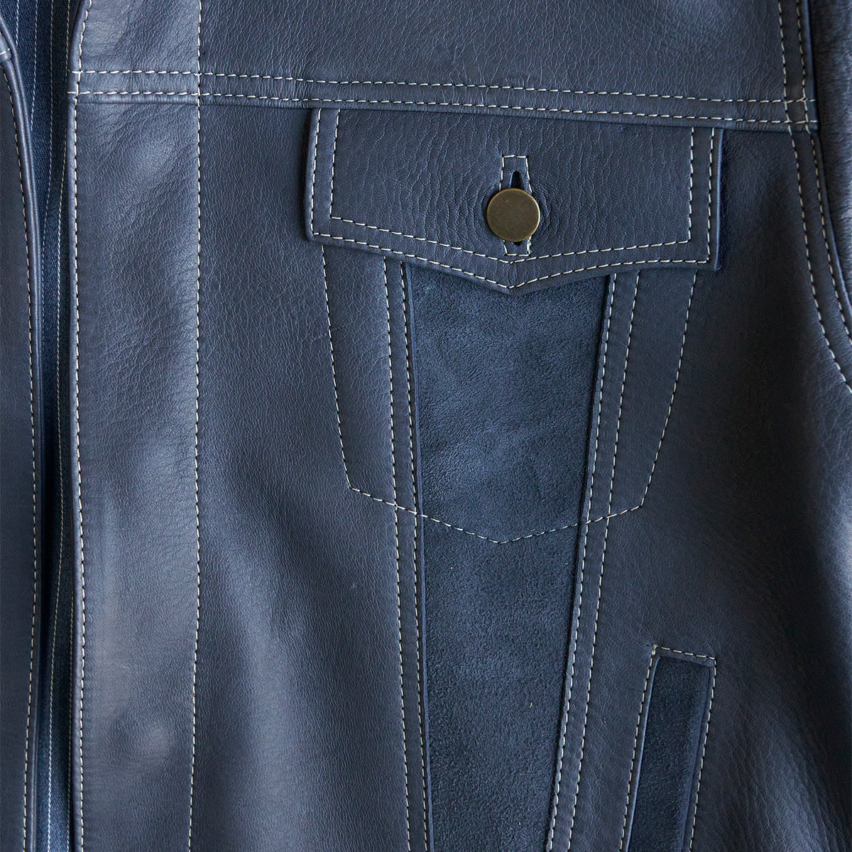 No.210 Dean Jacket | LE Deerskin Indigo