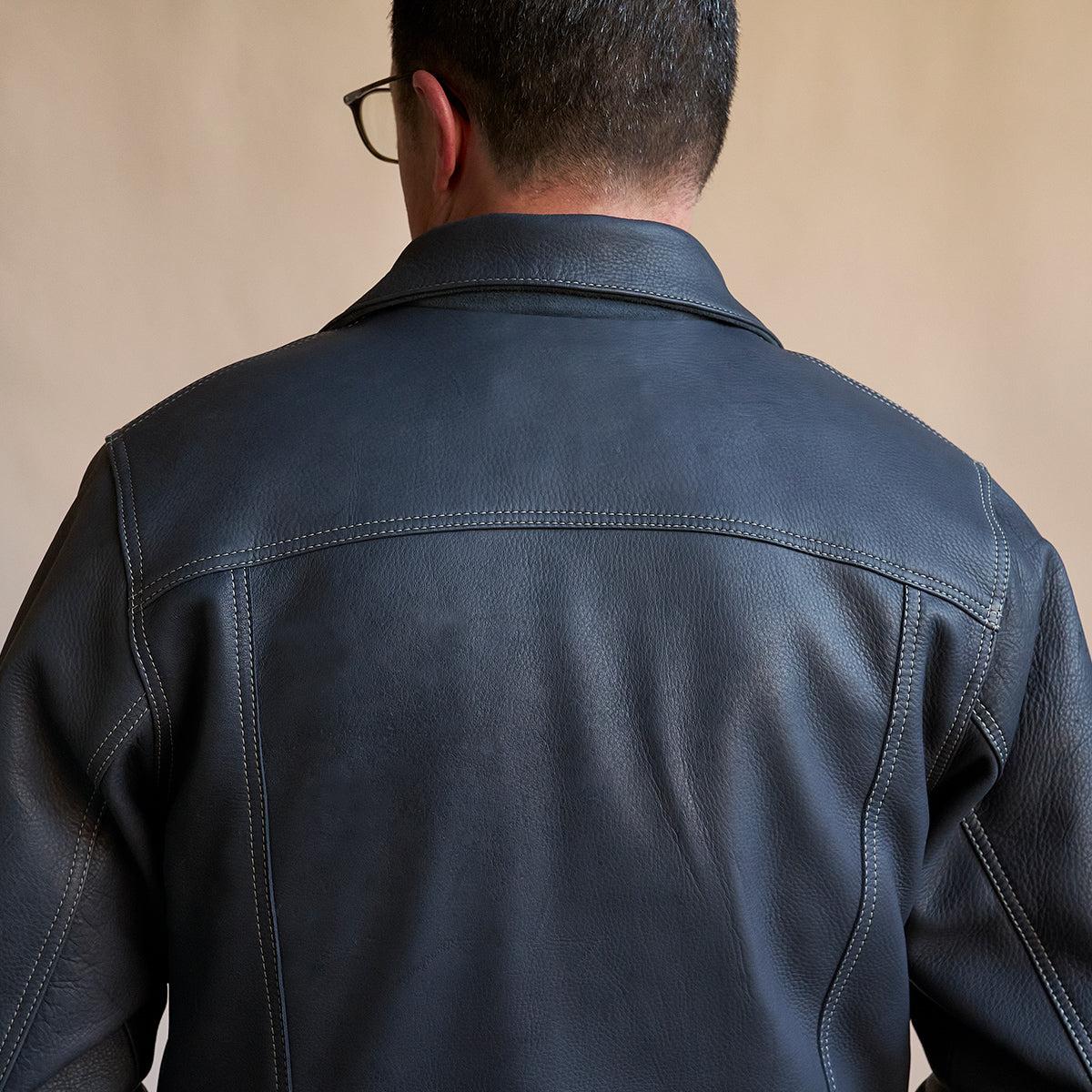 No.210 Dean Jacket | LE Deerskin Indigo