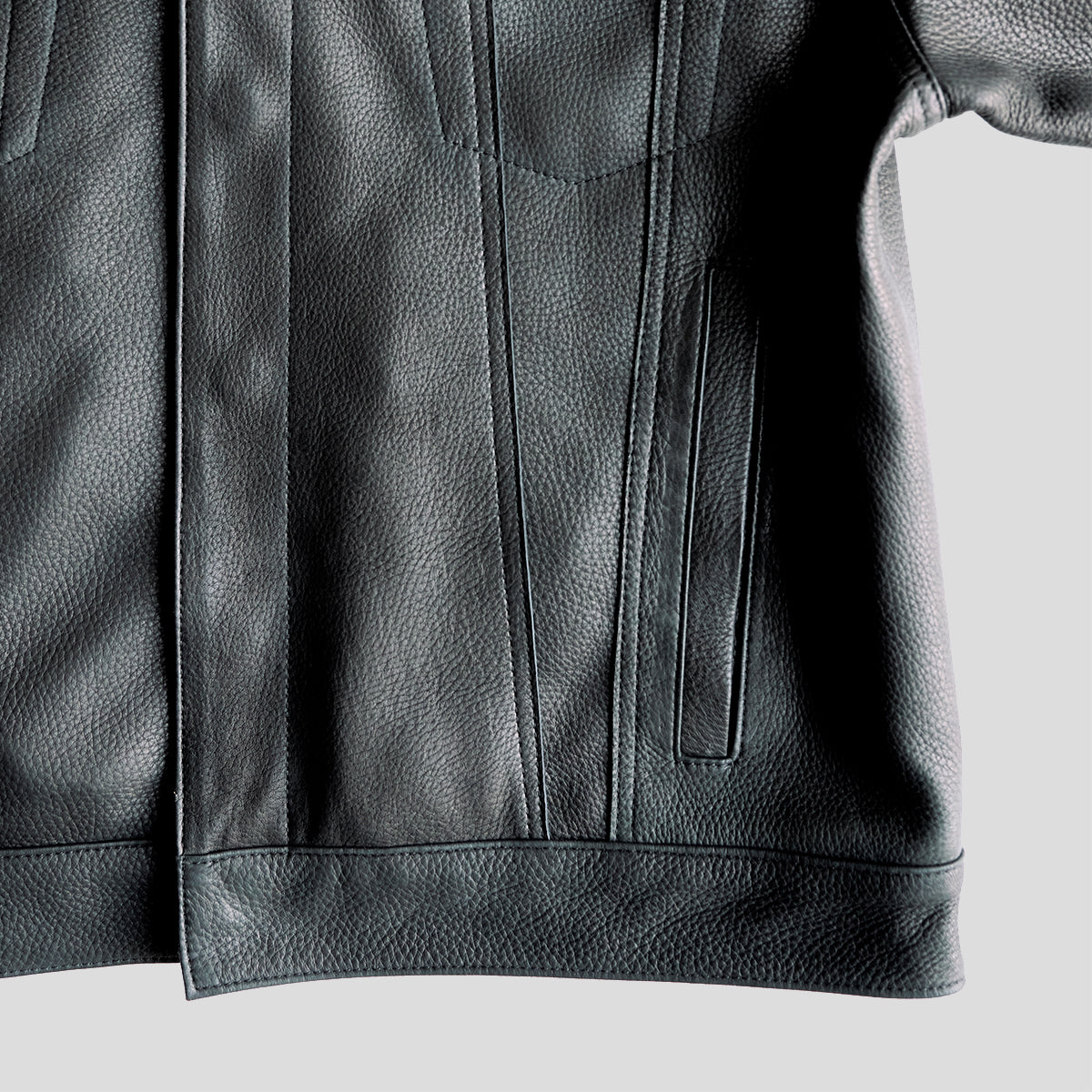 No.210 Dean Jacket | LE Deerskin Black x15