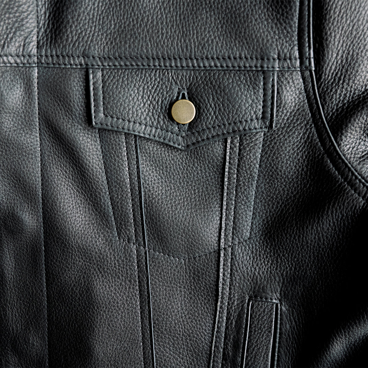No.210 Dean Jacket | LE Deerskin Black x15