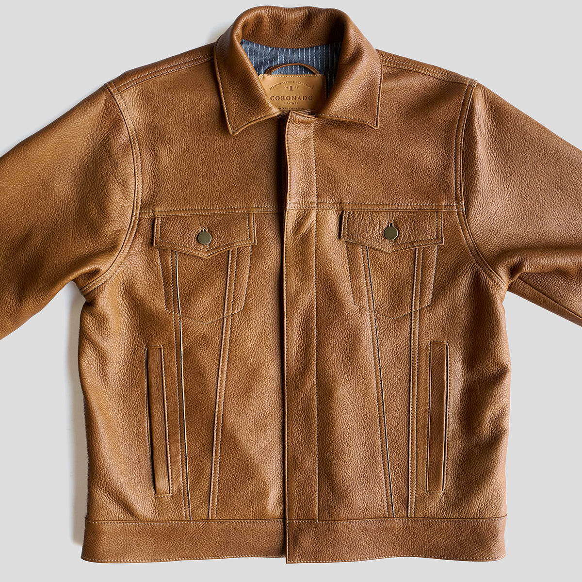 No.210 Dean Jacket | LE Deerskin Brown