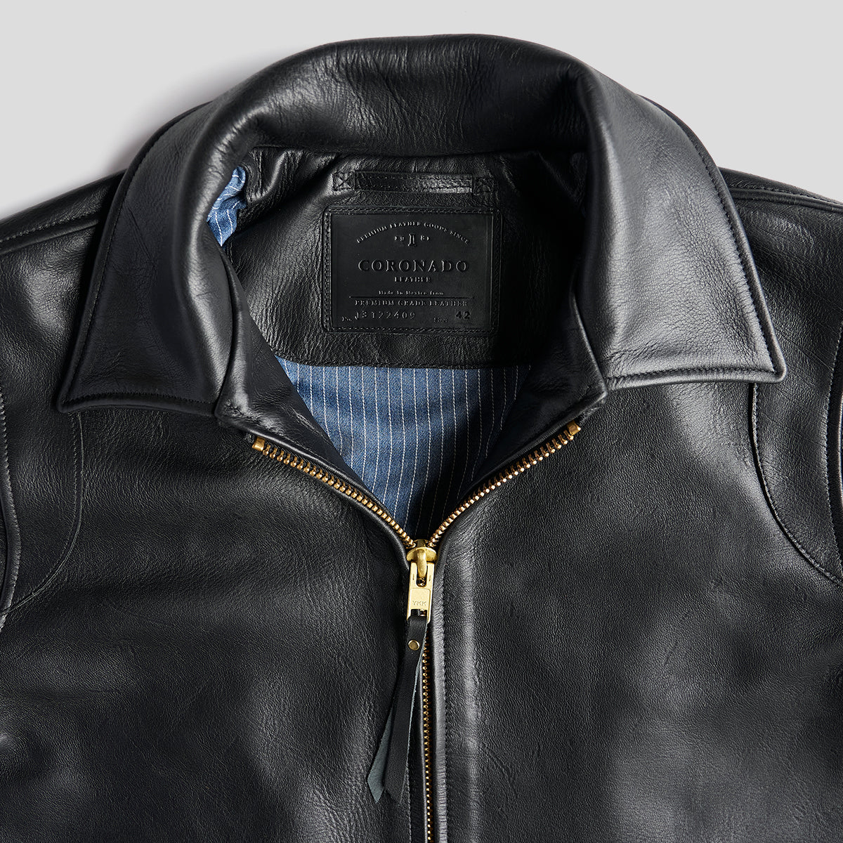 Horween® Deerskin Garrison No.312 | Utica Black