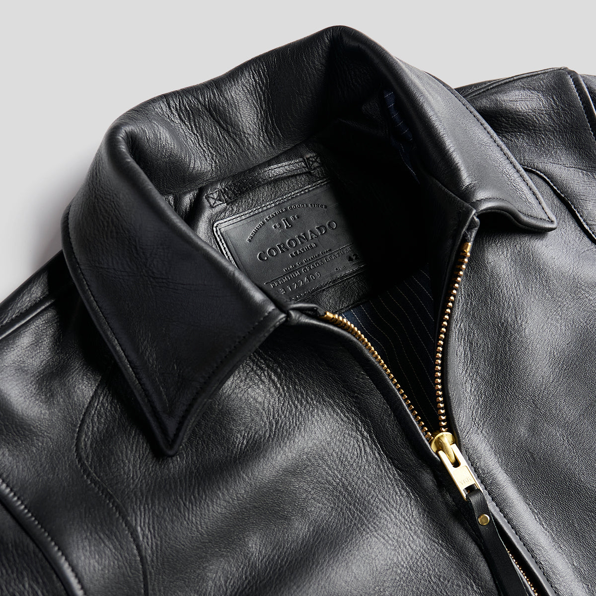 Horween® Deerskin Garrison No.312 | Utica Black