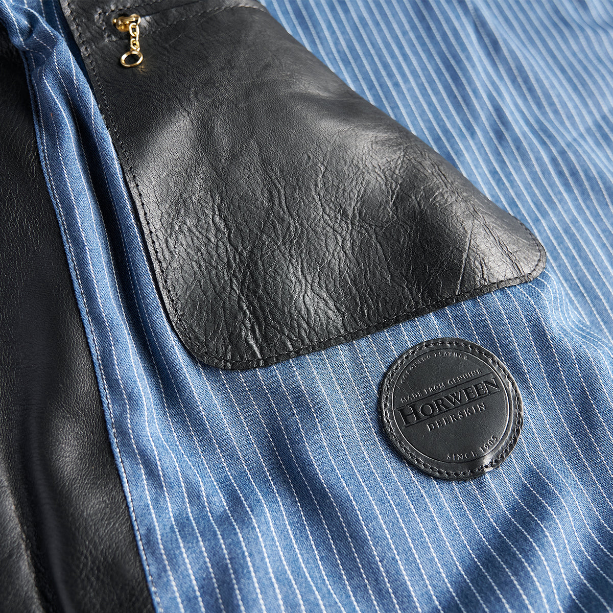 Horween® Deerskin Garrison No.312 | Utica Black