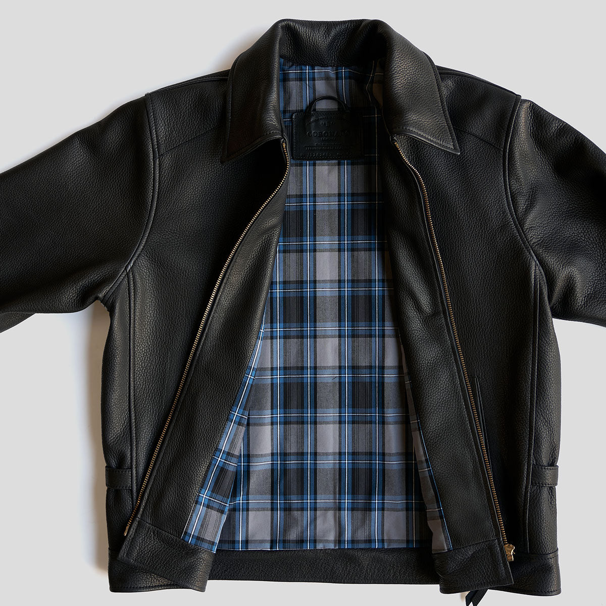 No.320 Garrison Jacket | Italian Deerskin Black