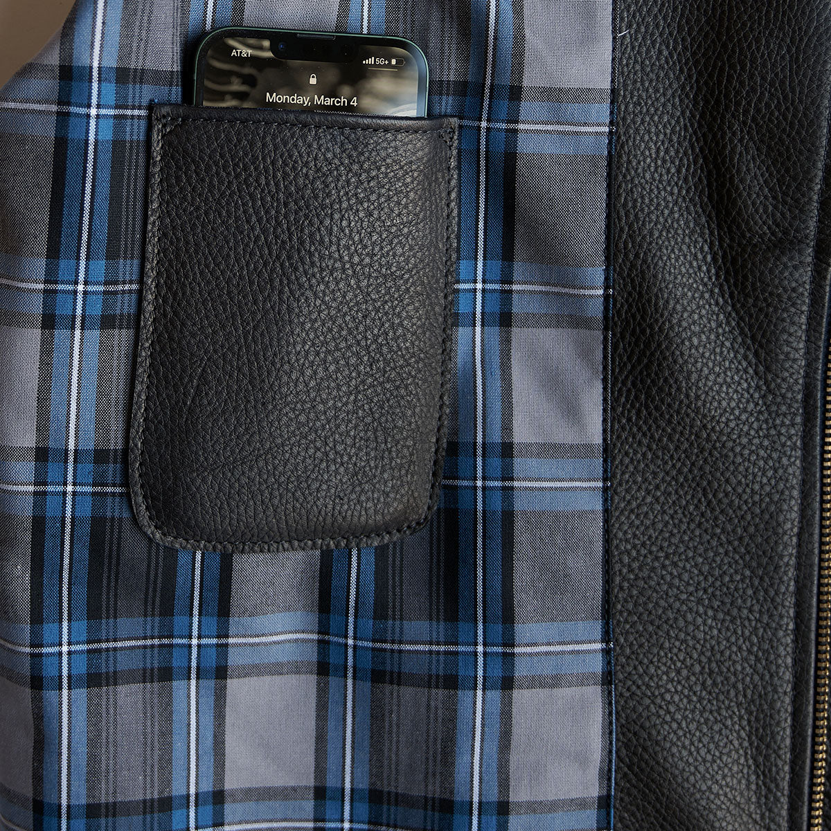 No.320 Garrison Jacket | Italian Deerskin Black