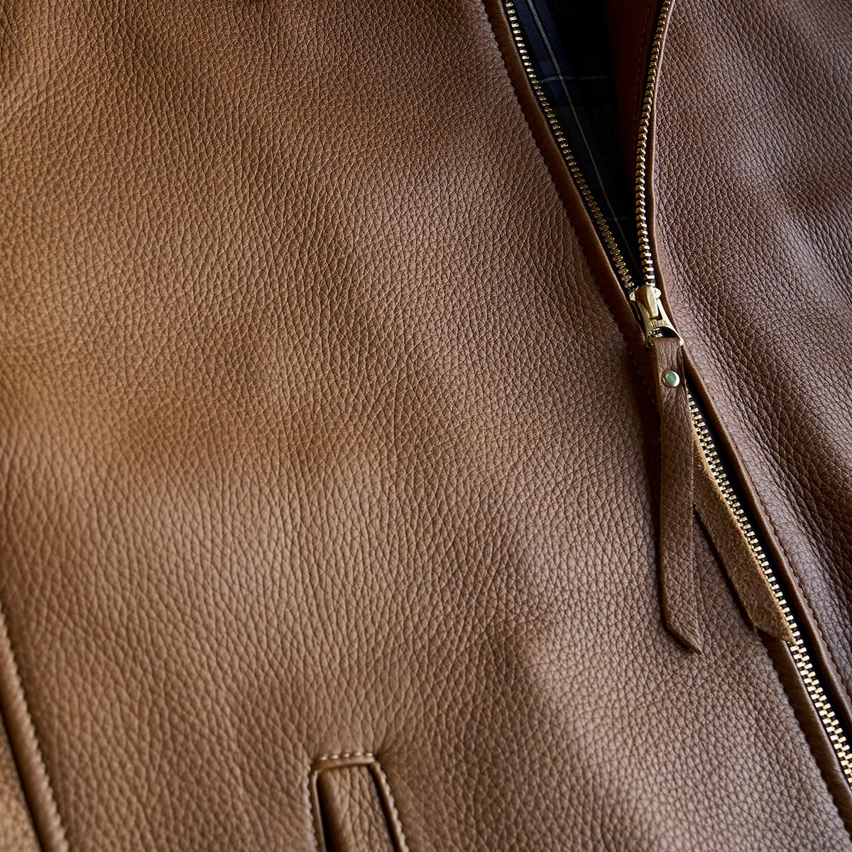 No.320 Garrison Jacket | Italian Deerskin Tan