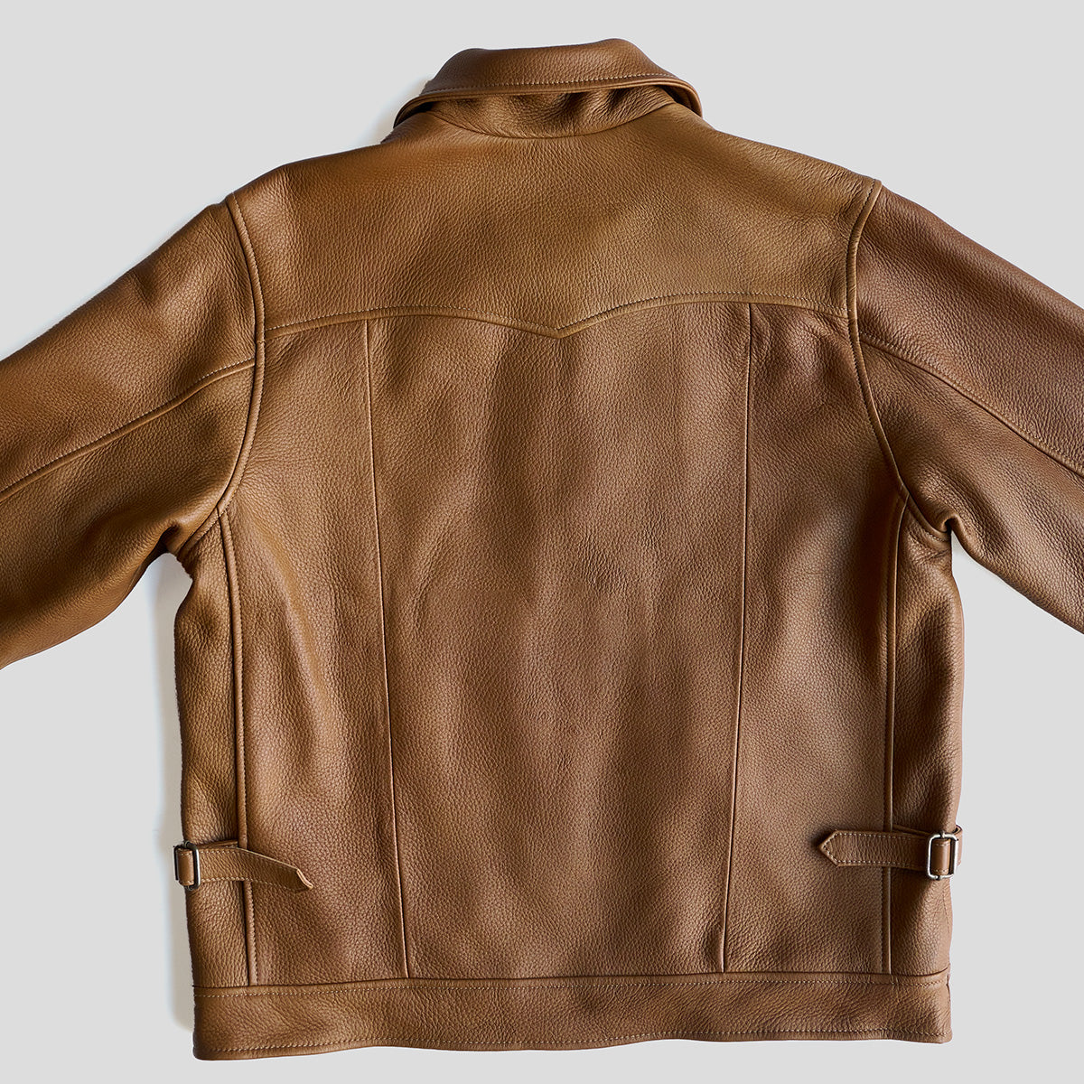 No.320 Garrison Jacket | Italian Deerskin Tan