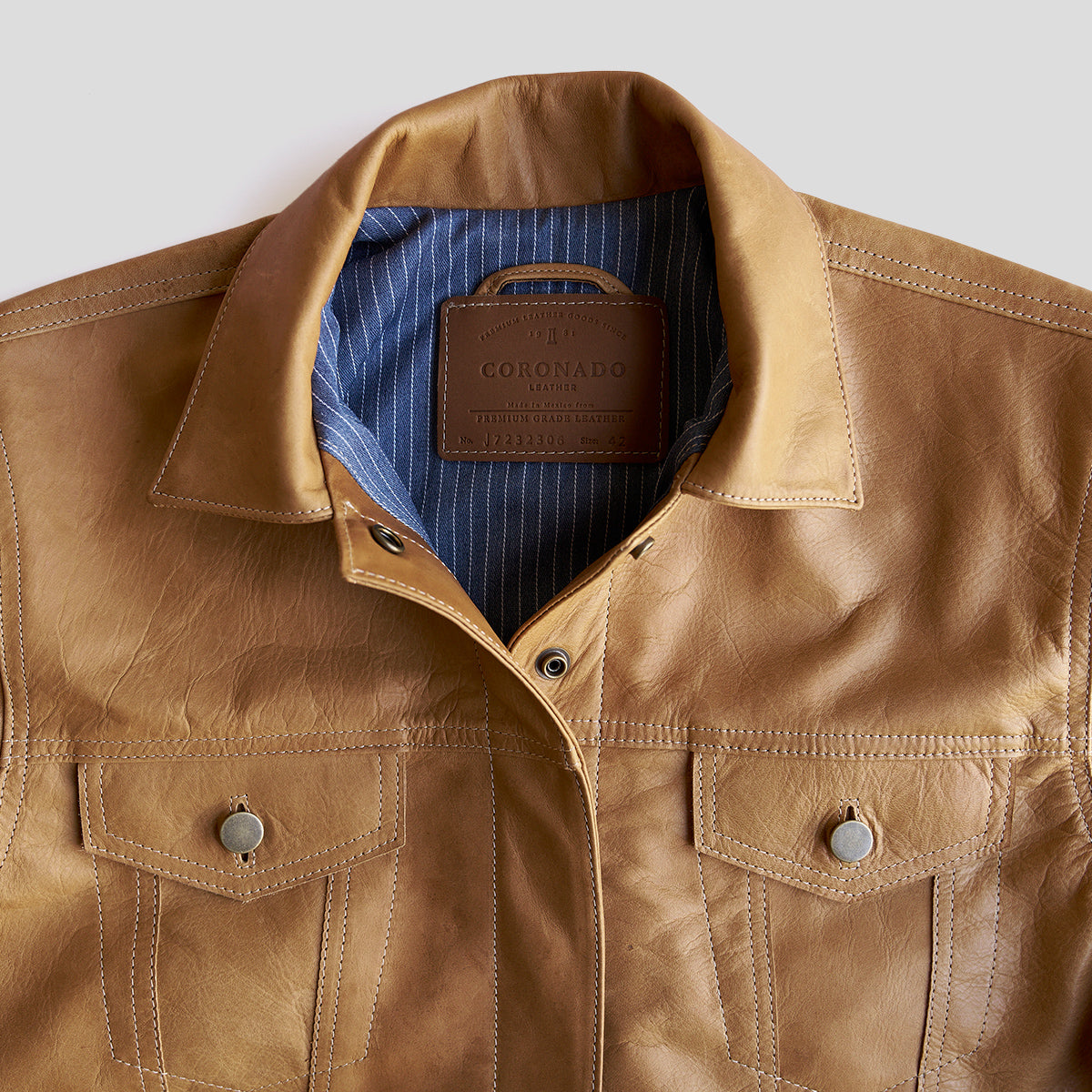 No.210 Dean Jacket | Horween® Horsehide Tan