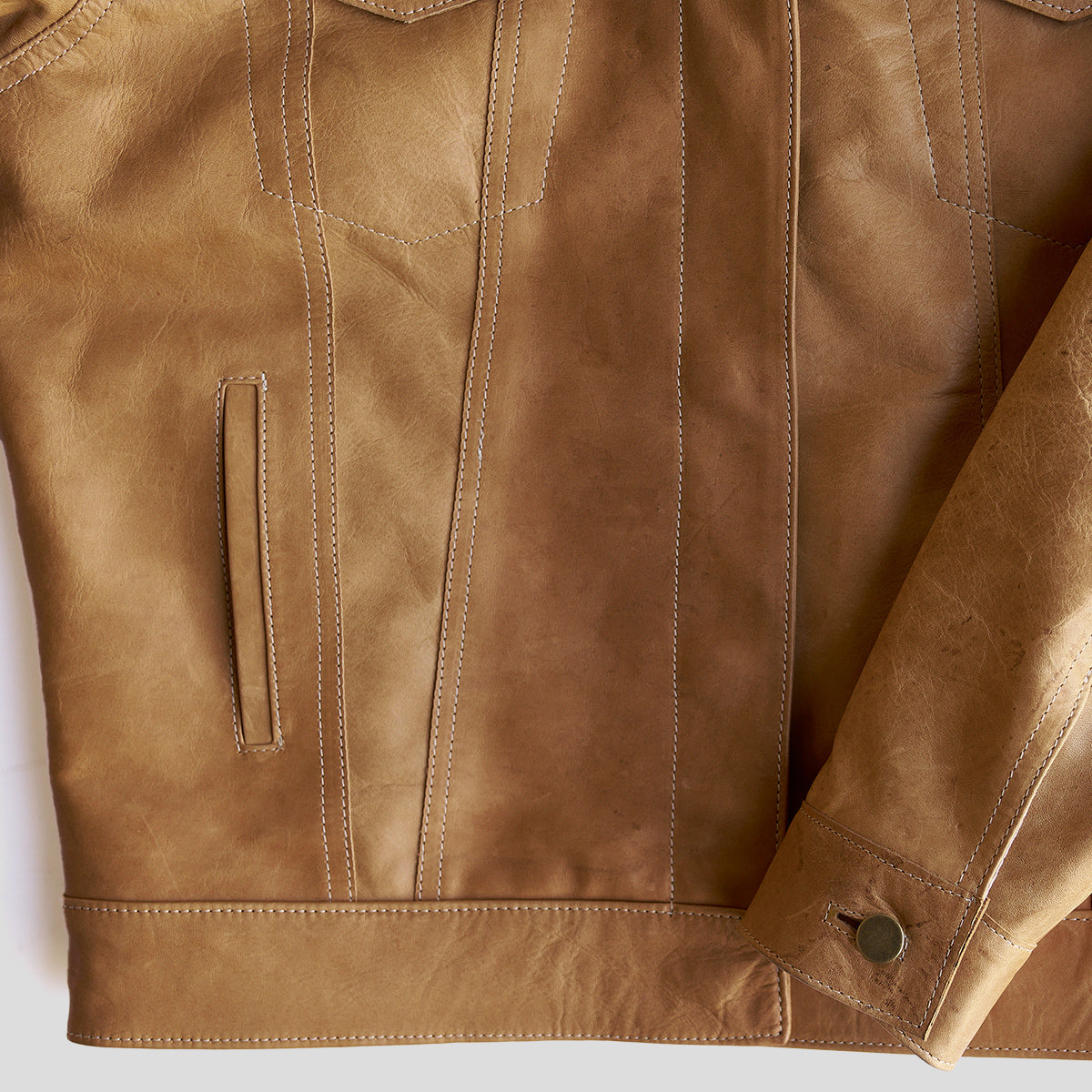 No.210 Dean Jacket | Horween® Horsehide Tan