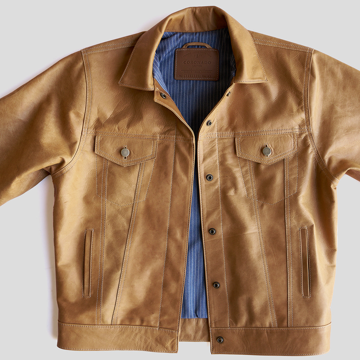 No.210 Dean Jacket | Horween® Horsehide Tan