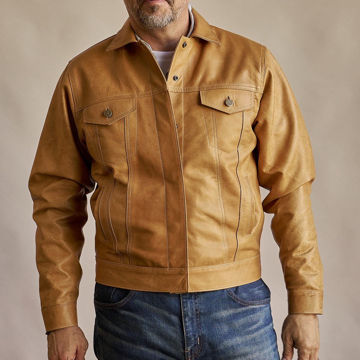 No.210 Dean Jacket | Horween® Horsehide Tan