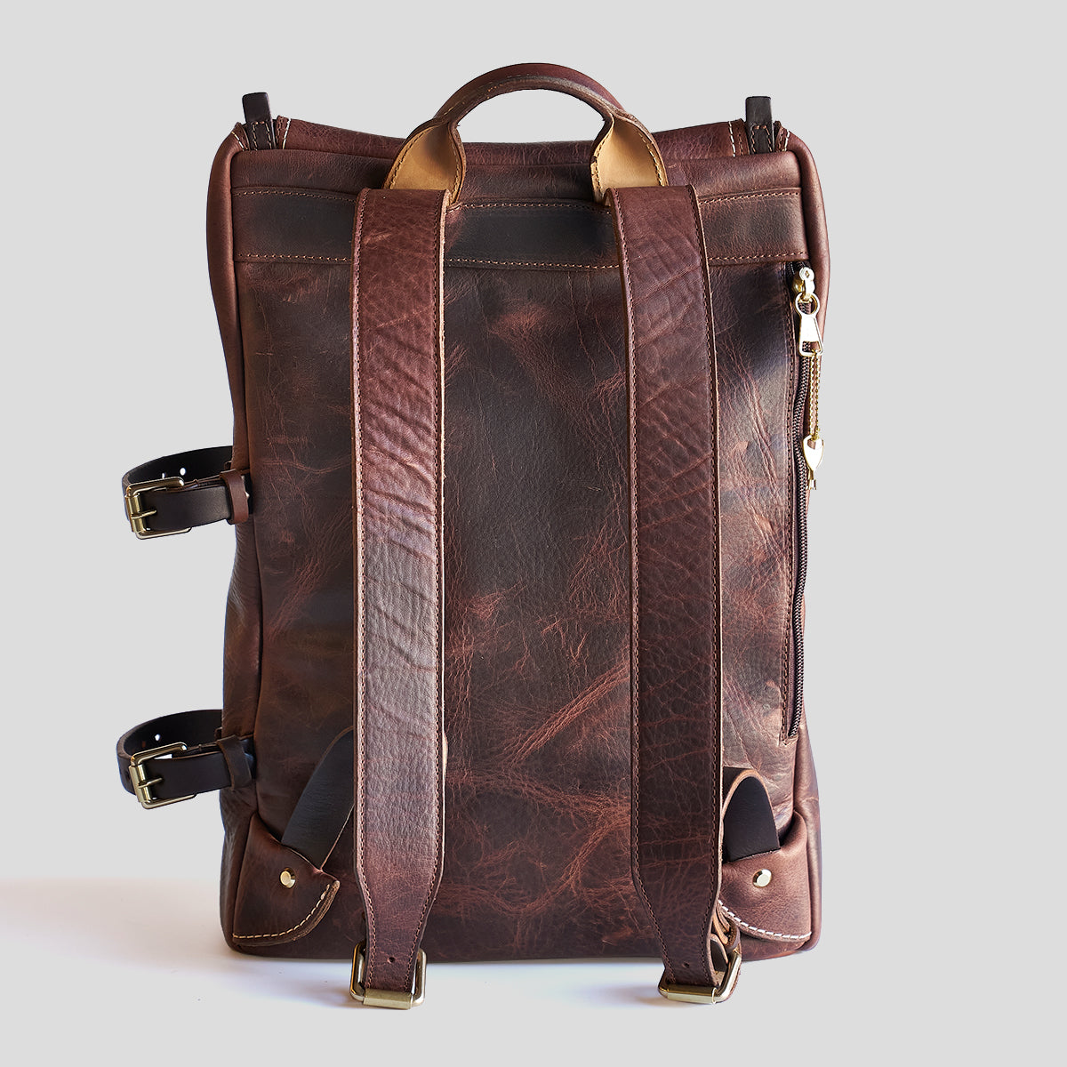 No.750 Top-Zip Backpack | Dearborn Brown