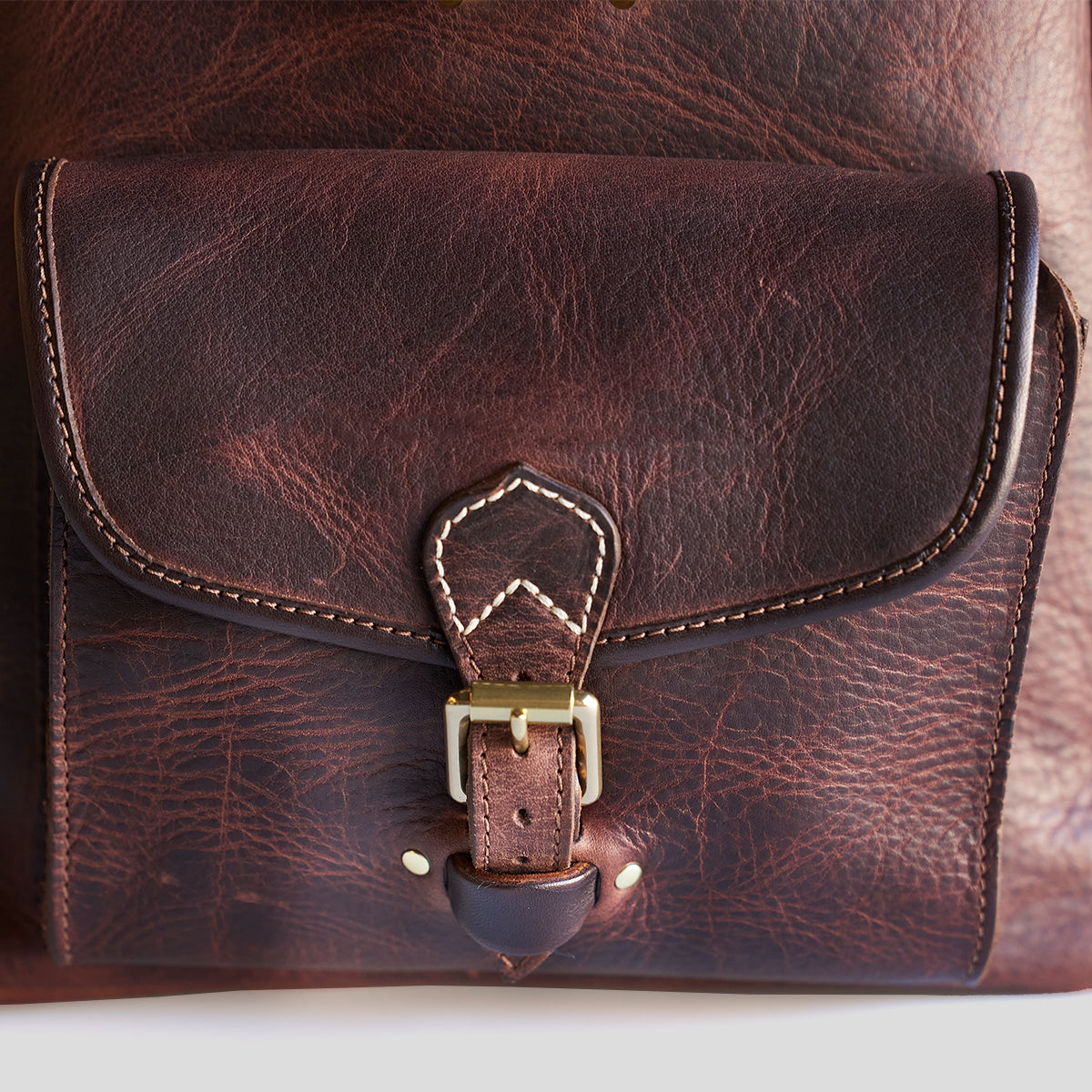No.750 Top-Zip Backpack | Dearborn Brown
