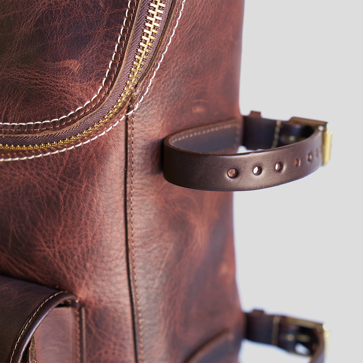 No.750 Top-Zip Backpack | Dearborn Brown