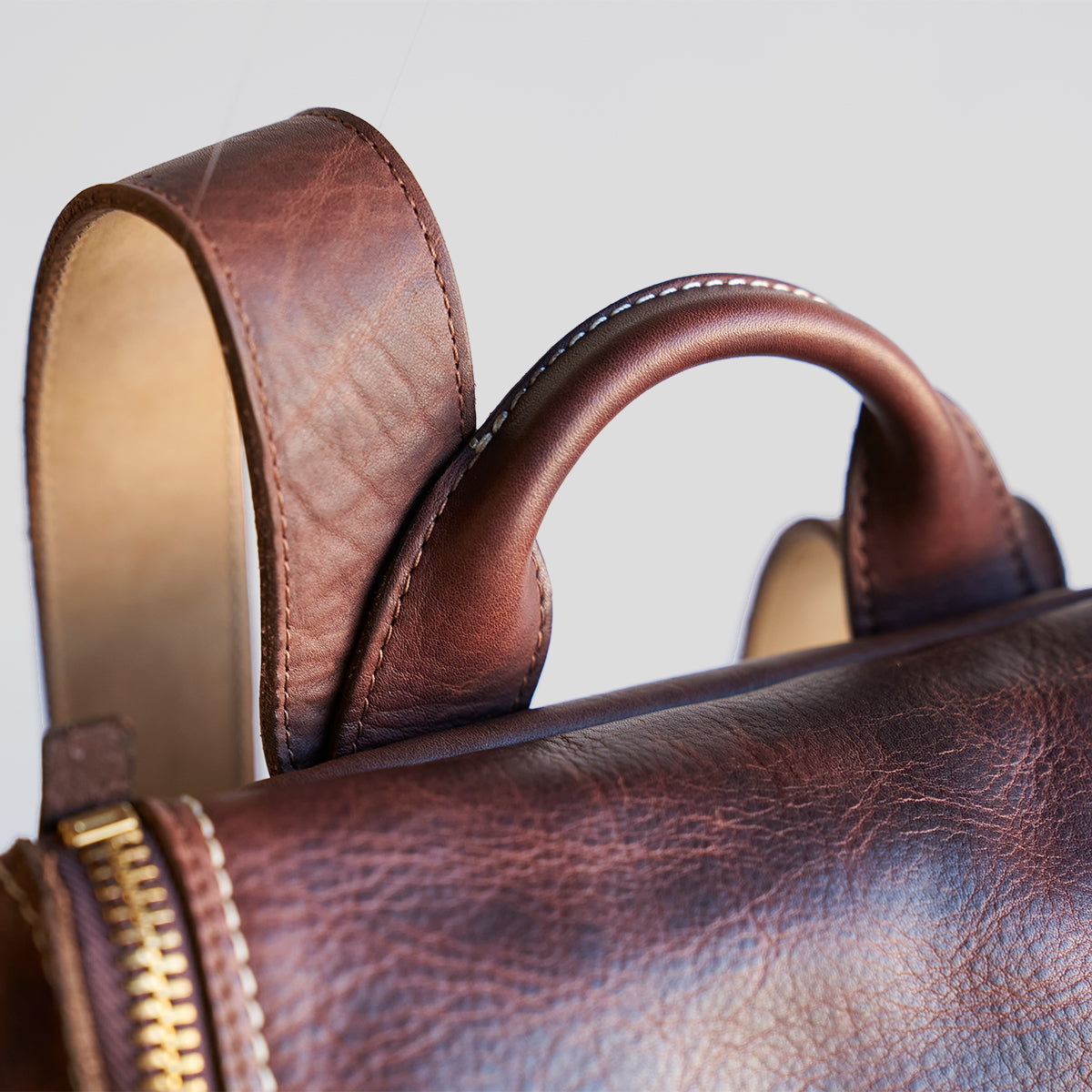 No.750 Top-Zip Backpack | Dearborn Brown