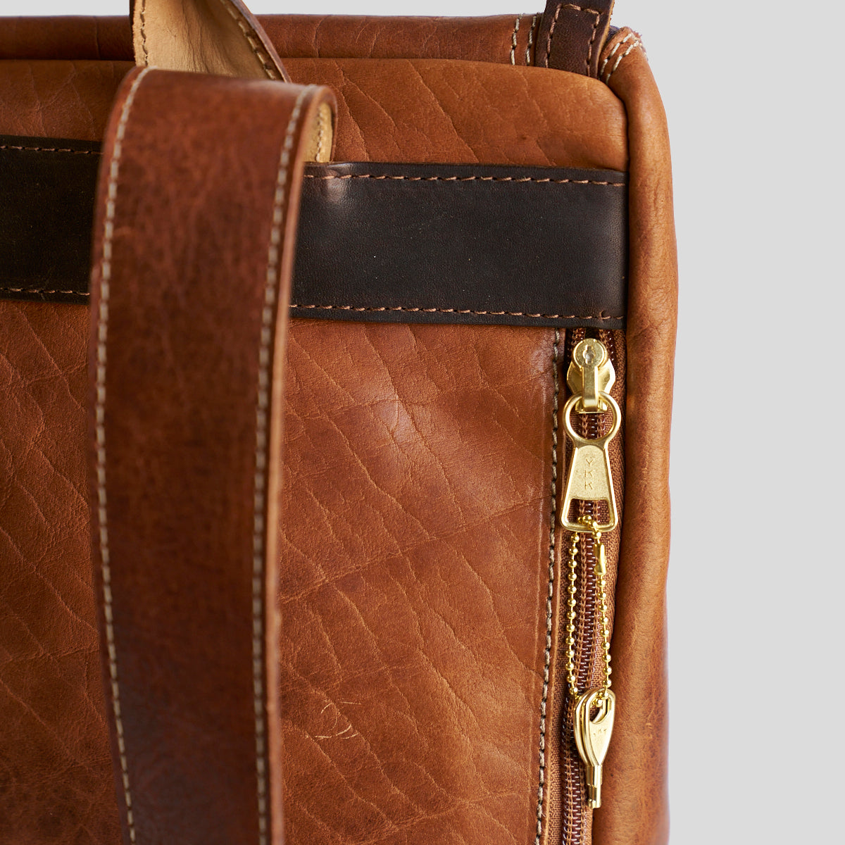 No.750 Top-Zip Bison Backpack | Antique Brown