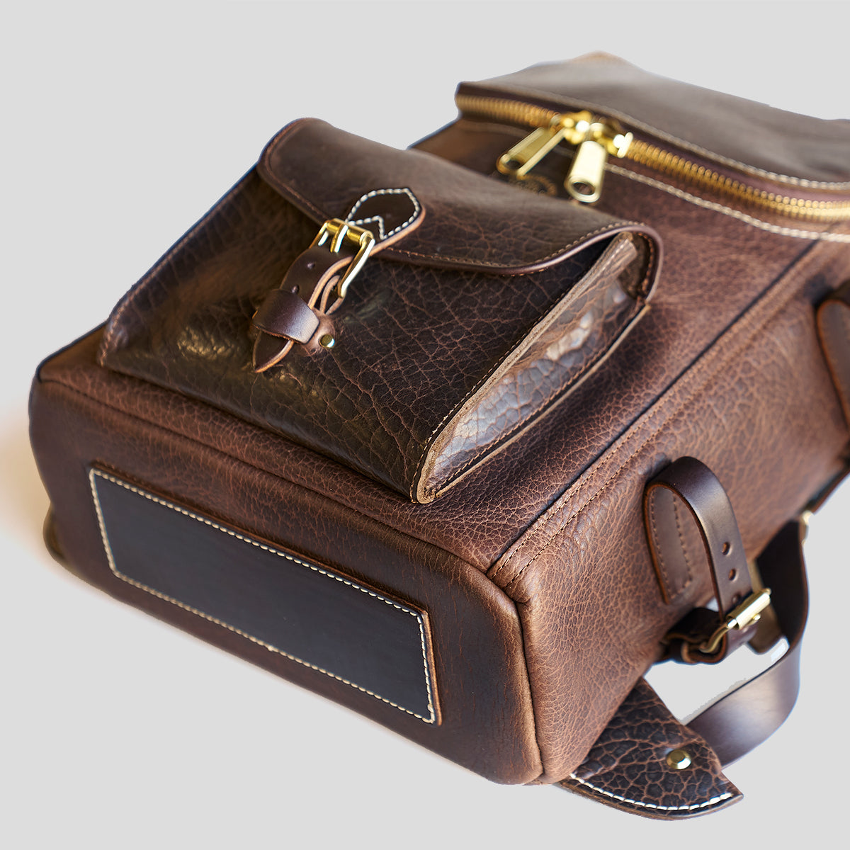 No.750 Top-Zip Backpack | Bison Brown